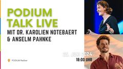 Podium talk  juni 2024